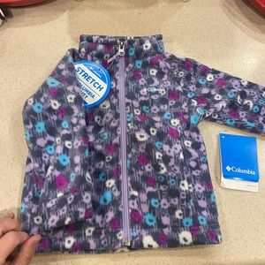 Baby Girl Columbia fleece. 12-18 months. Fleece. NWT